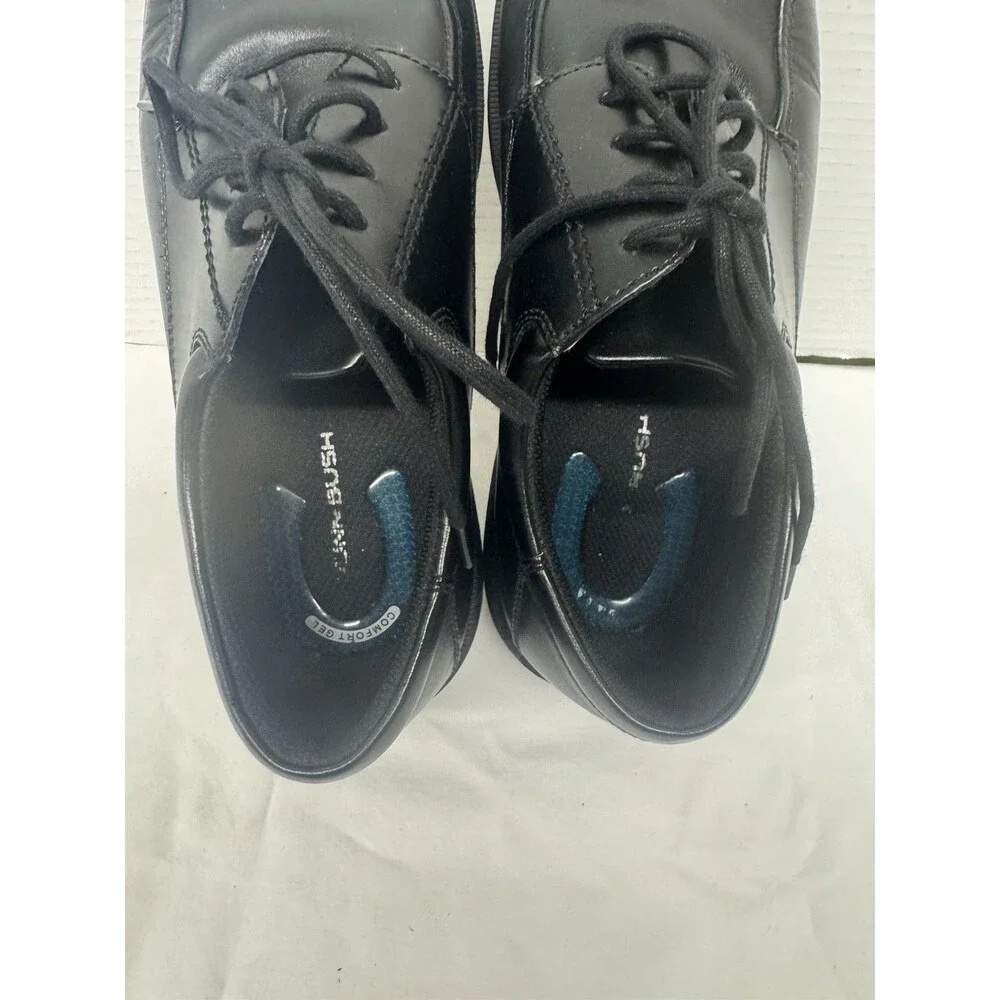 mens nunn bush shoes size 11 Pre-owned Condition Black Tie-up Comfort Gel EUC